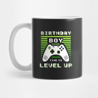 Birthday Boy Time to Level Up Video Game Birthday Gift Boy Mug